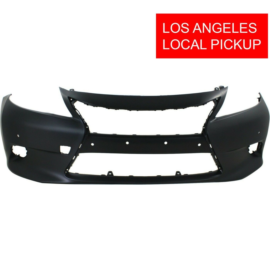 Front Bumper Cover for 2013-2015 Lexus ES300 ES350 w/Park Aid Fog Light Holes