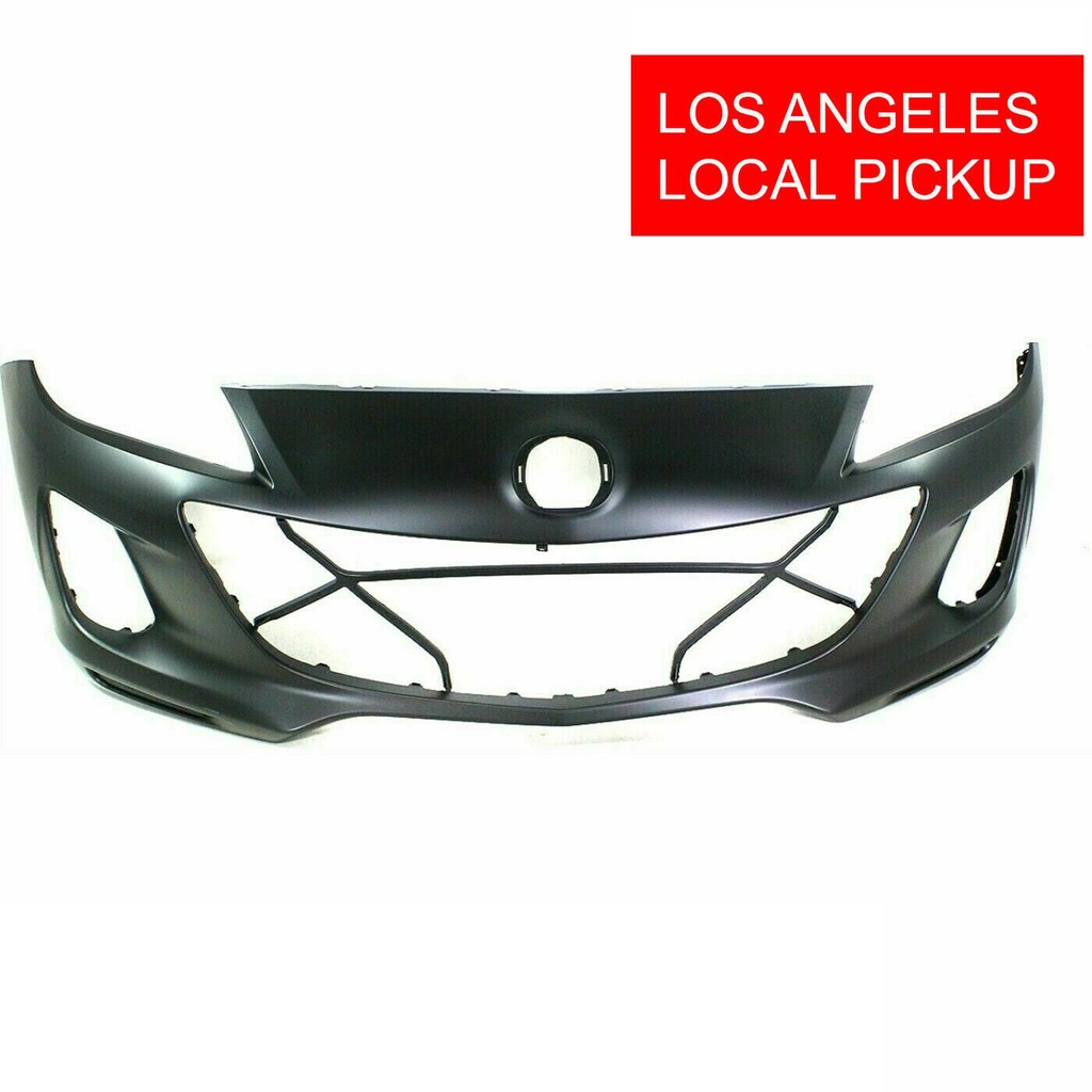 Front Bumper Cover For 2012-2013 Mazda 3 w/ fog light holes