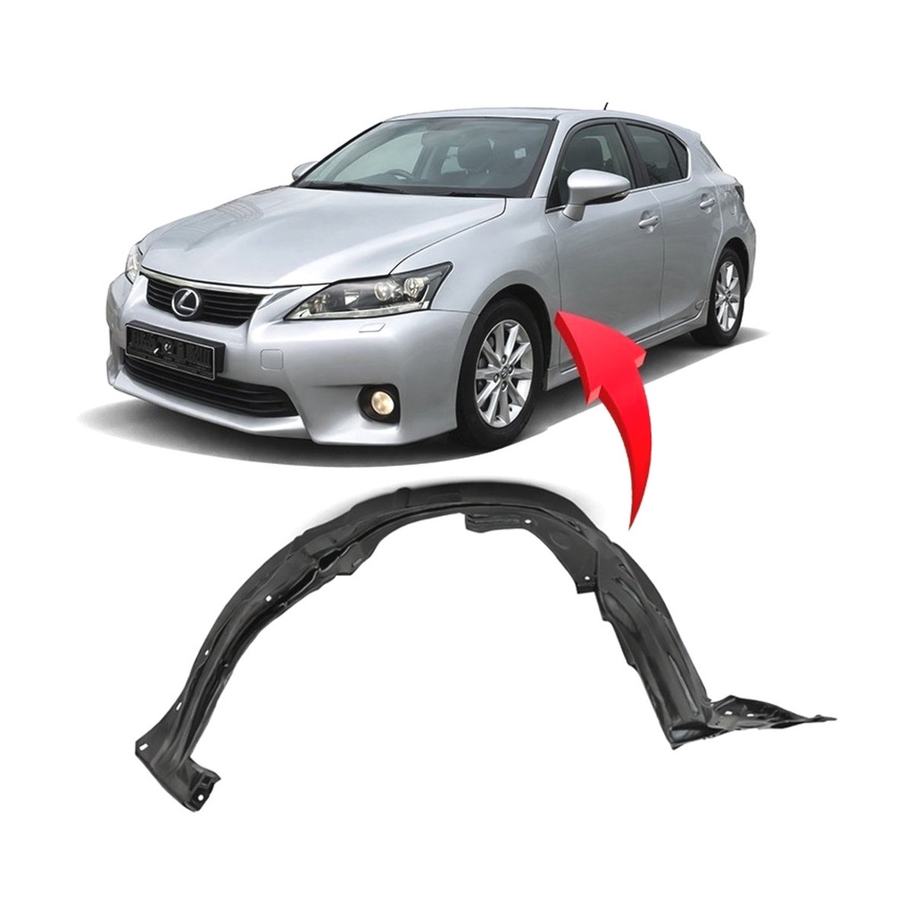 Front Left Driver Side Fender Liner for Lexus CT200h 2011-2015 LX1248113
