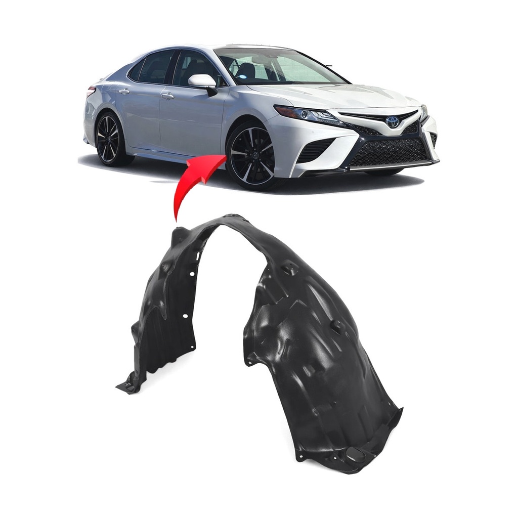 Front Right Passenger Side Fender Liner for Toyota Camry 2018-2024 TO1249215