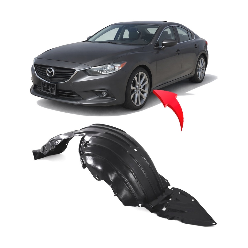 Front Left Driver Side Fender Liner for Mazda 6 2014-2017 MA1248143