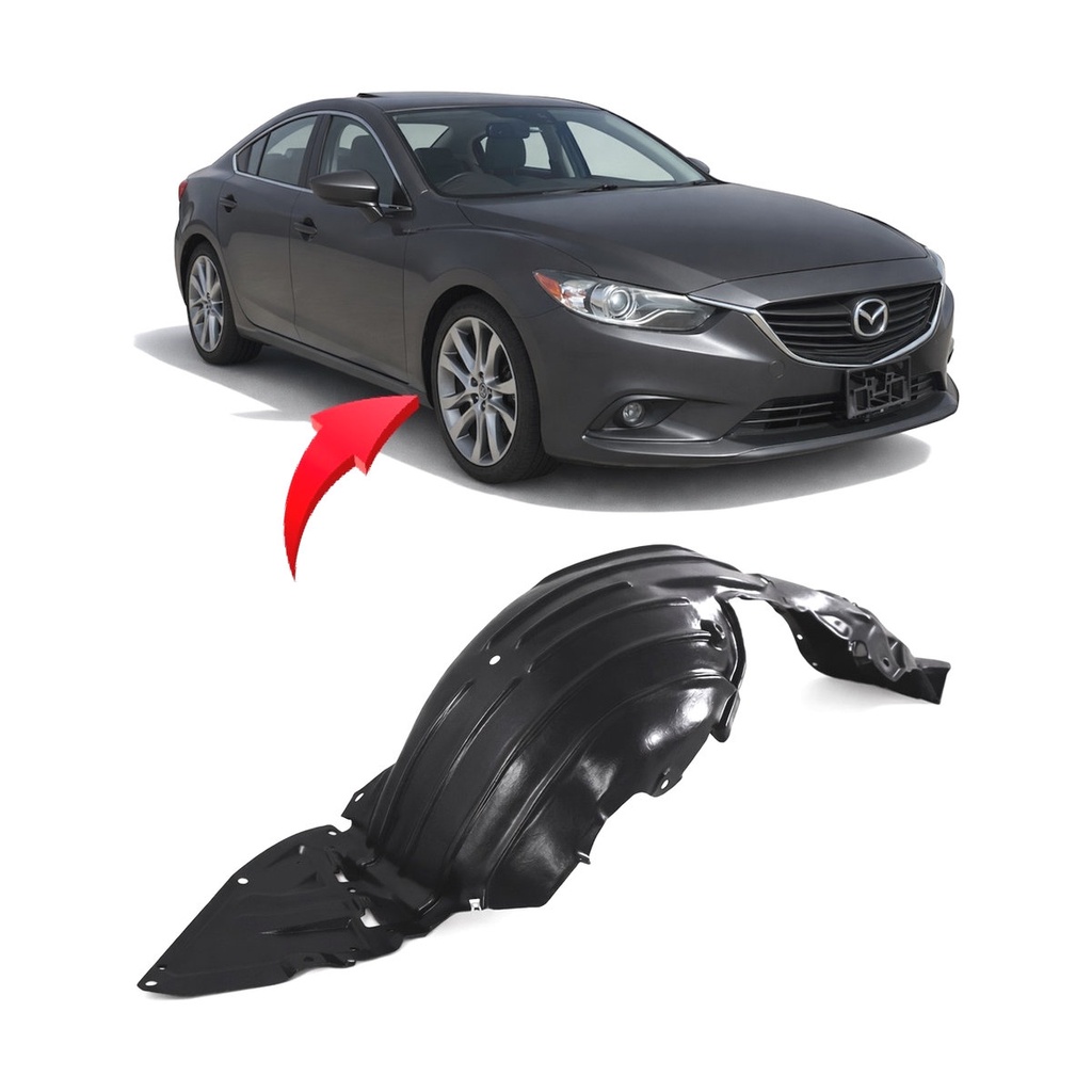 Front Right Passenger Side Fender Liner for Mazda 6 2014-2017 MA1249143