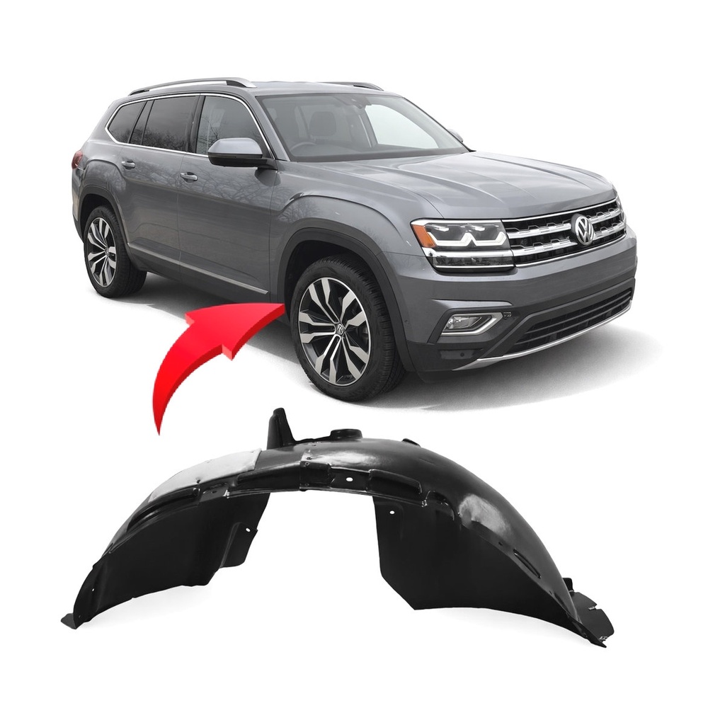 Front Right Passenger Side Fender Liner for Volkswagen Atlas 2018-2023 VW1249144
