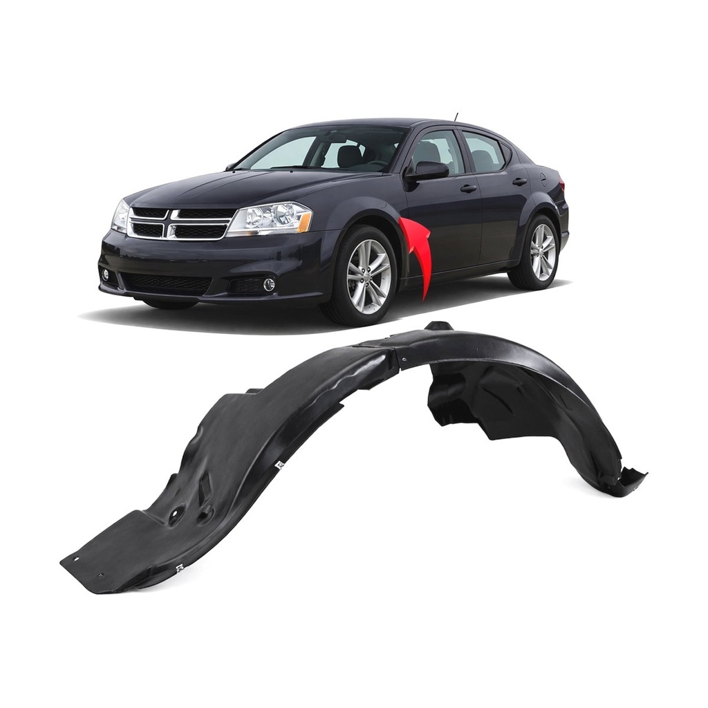 Front Left Driver Side Fender Liner for Dodge Avenger 2011-2014 CH1248159