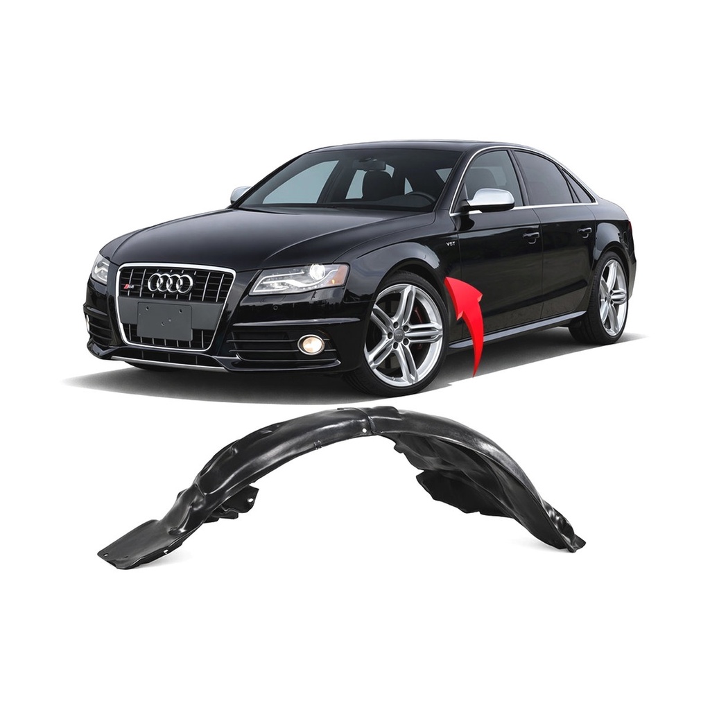 Front Left Driver Side Fender Liner for Audi A4 2009-2012 AU1248120