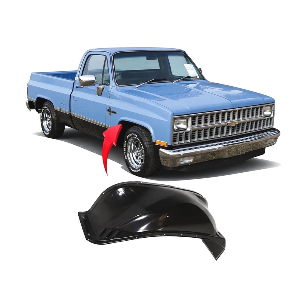 Front Right Passenger Side Fender Liner for Chevrolet Blazer 1981-1991 GM1247102