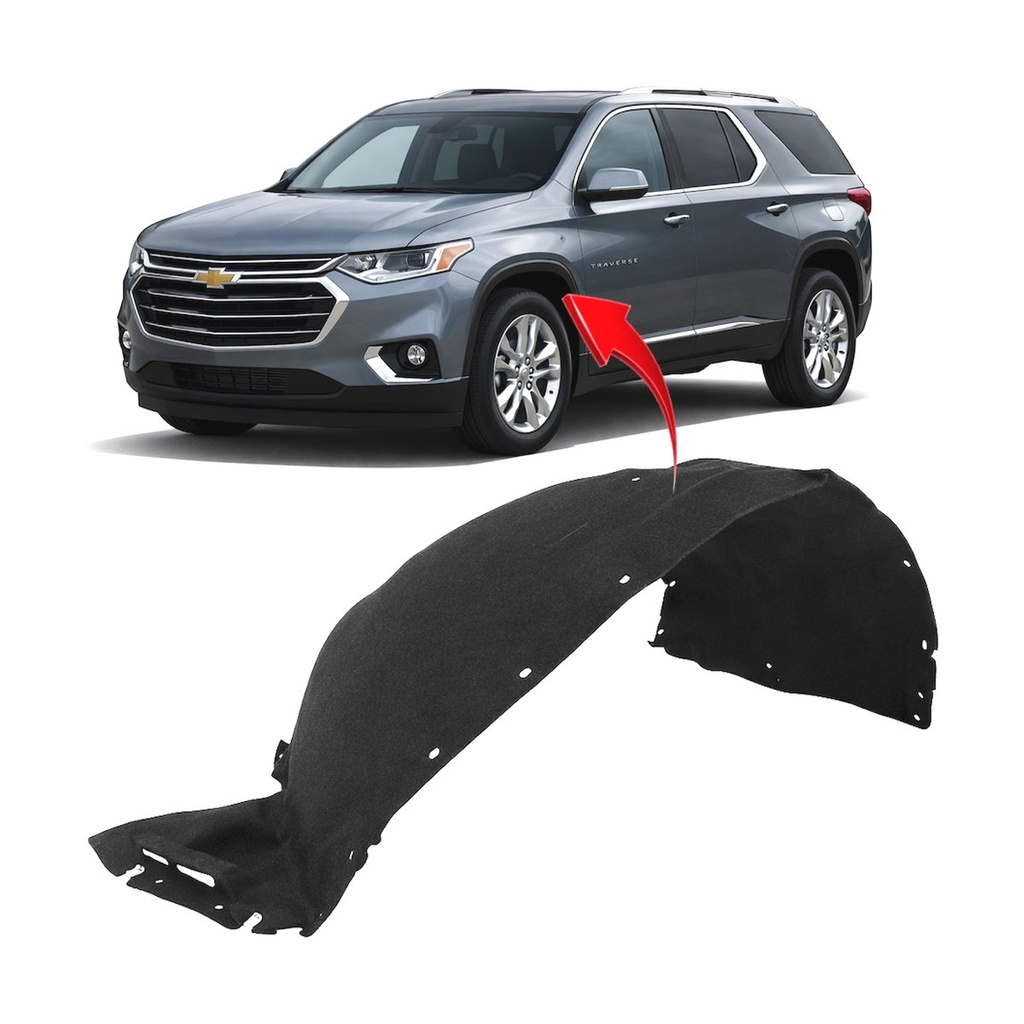 Front Left Driver Side Fender Liner for Chevrolet Traverse 2018-2021 GM1248284