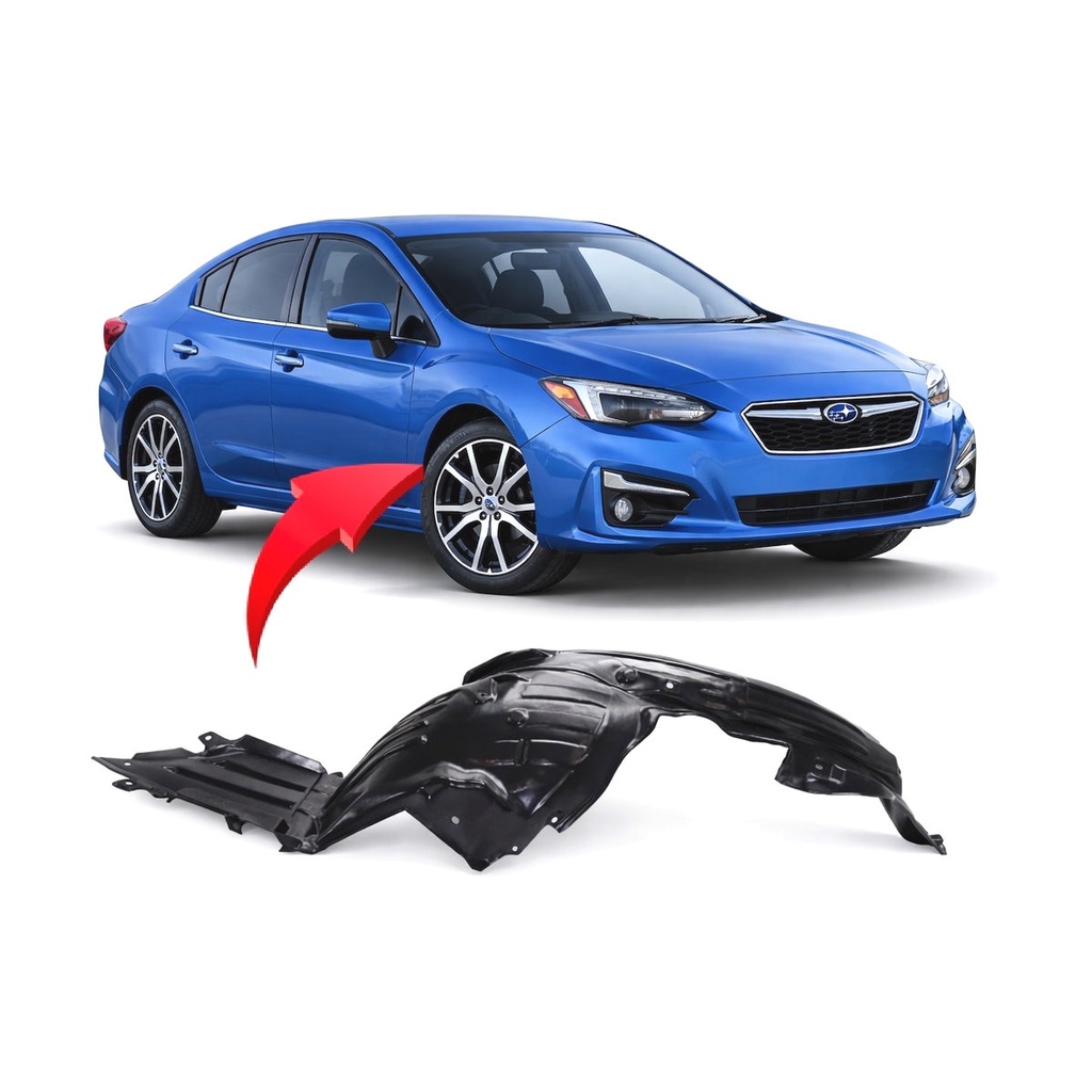 Front Right Passenger Side Fender Liner for Subaru Impreza 2017-2022 SU1249128