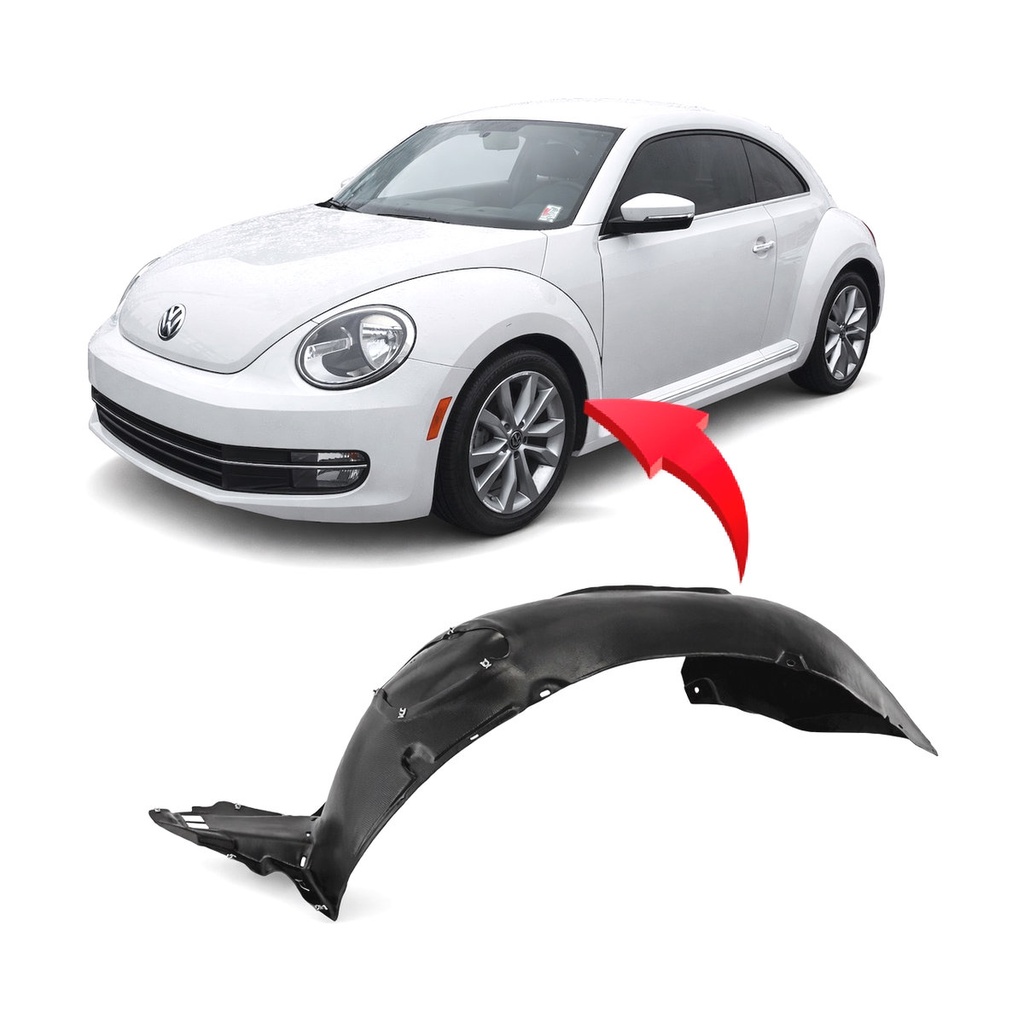 Front Left Driver Side Fender Liner for Volkswagen Beetle 2012-2019 VW1248126