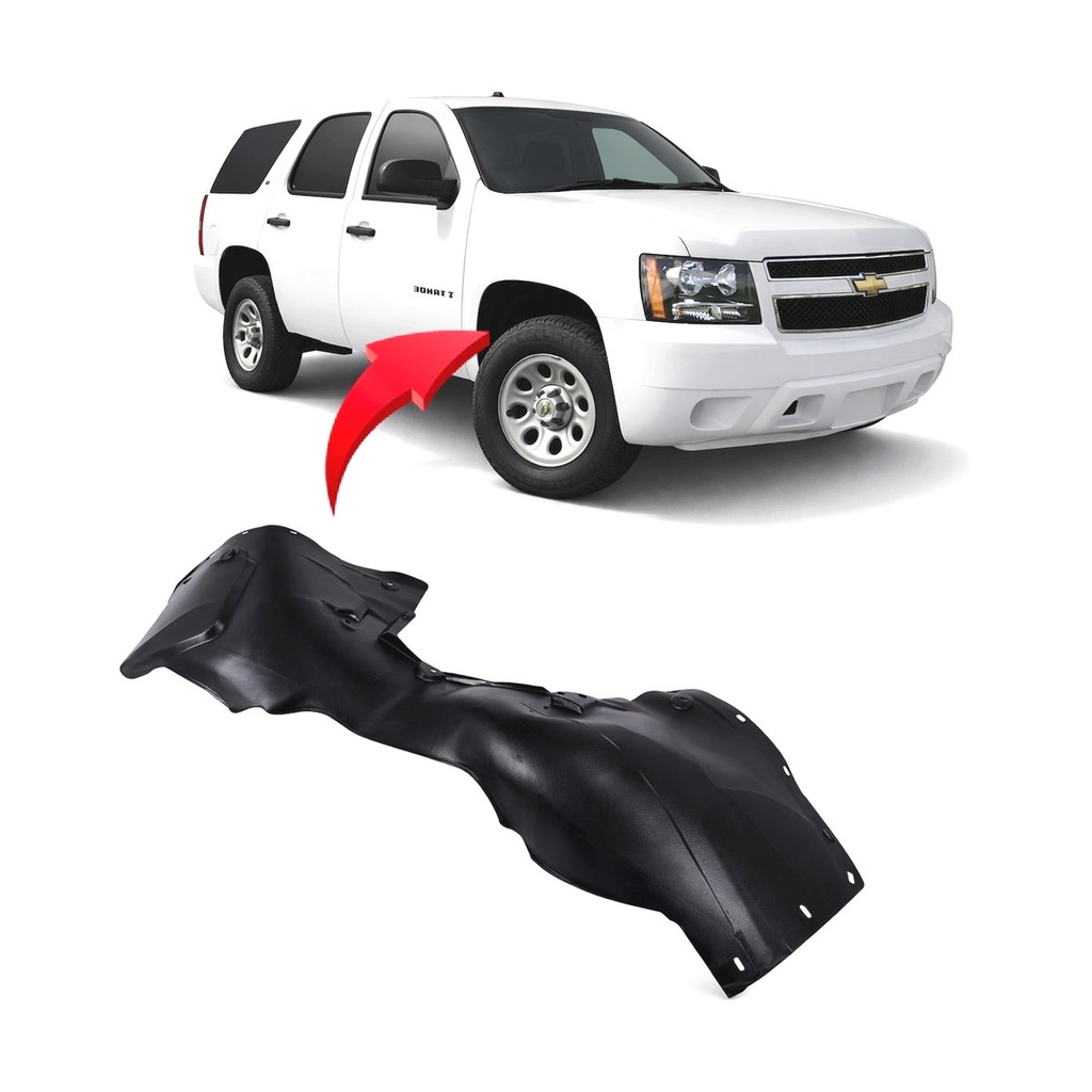 Front Passenger Fender Liner for Chevrolet Suburban 1500 2007-2014 GM1251123