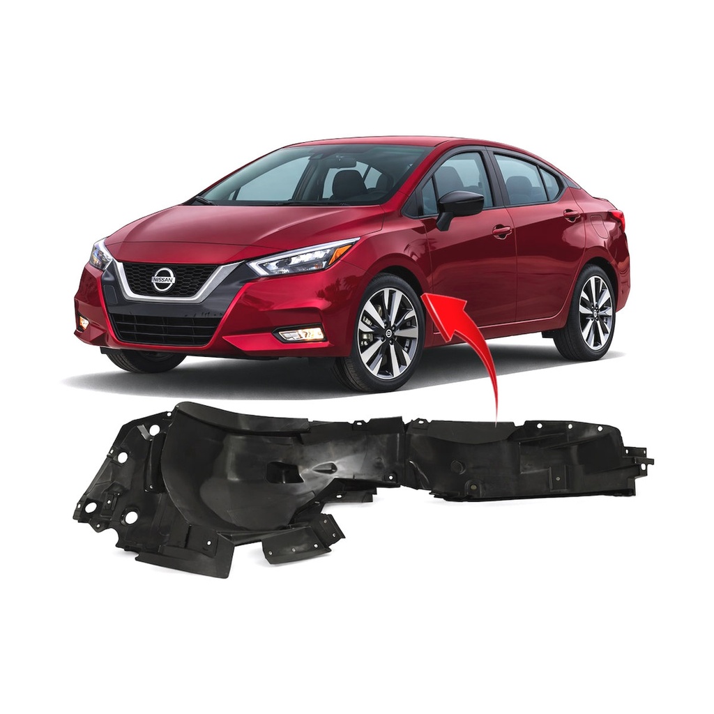 Front Left Driver Side Fender Liner for Nissan Versa 2020-2023 NI1248178
