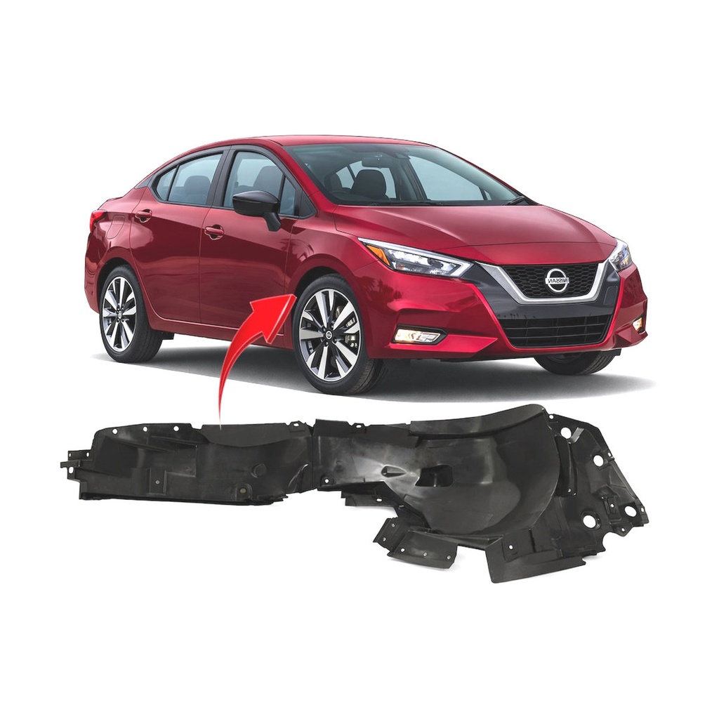 Front Right Passenger Side Fender Liner for Nissan Versa 2020-2023 NI1249178