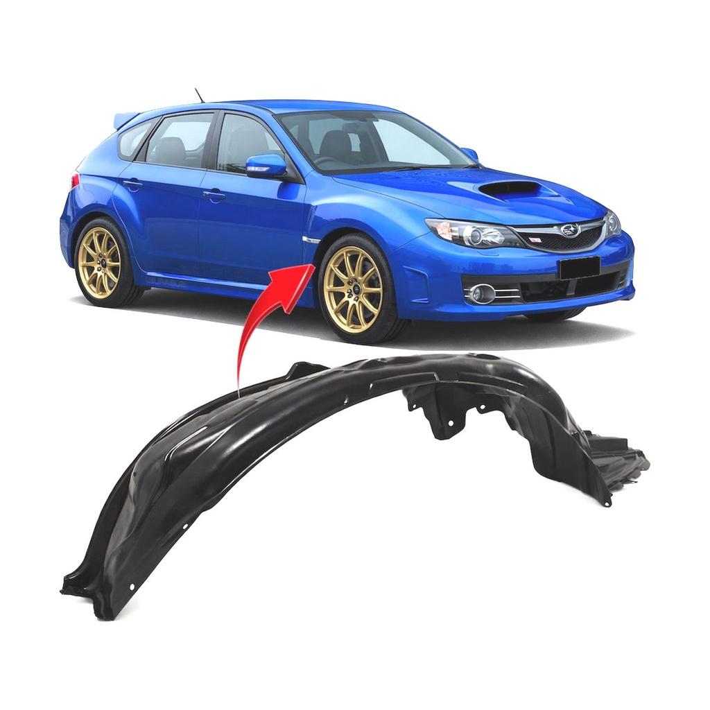 Front Right Passenger Side Fender Liner for Subaru Impreza 2008-2011 SU1249117