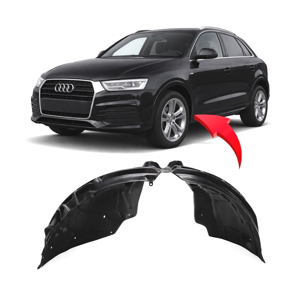 Front Left Driver Side Fender Liner for Audi Q3 2015-2018 AU1248138