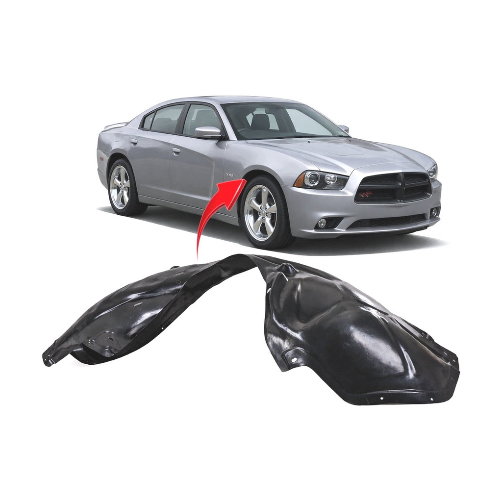 Front Right Passenger Side Fender Liner for Dodge Charger 2011-2014 CH1249154