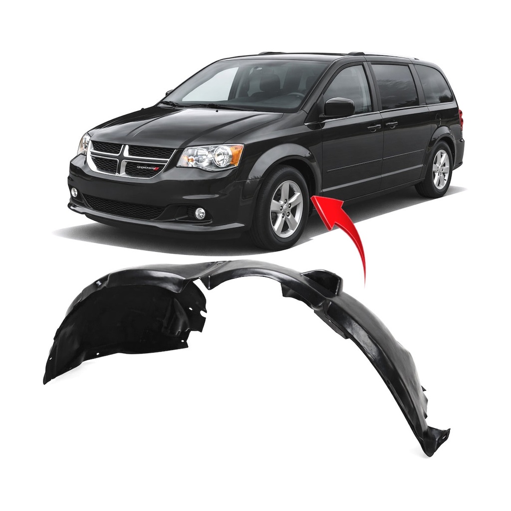 Front Left Driver Side Fender Liner for Chrysler Pacifica 2017-2024 CH1248190