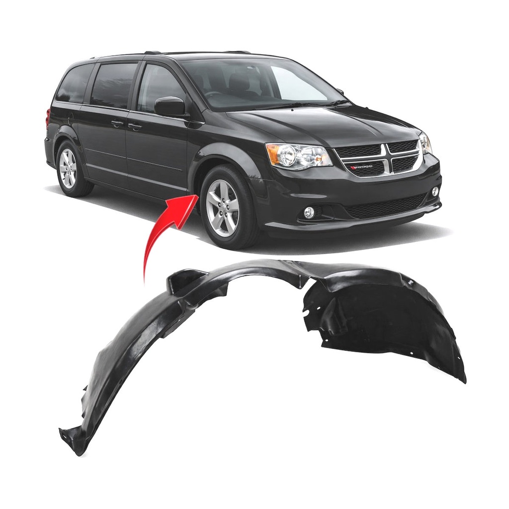 Front Passenger Side Fender Liner for Chrysler Pacifica 2017-2024 CH1249190