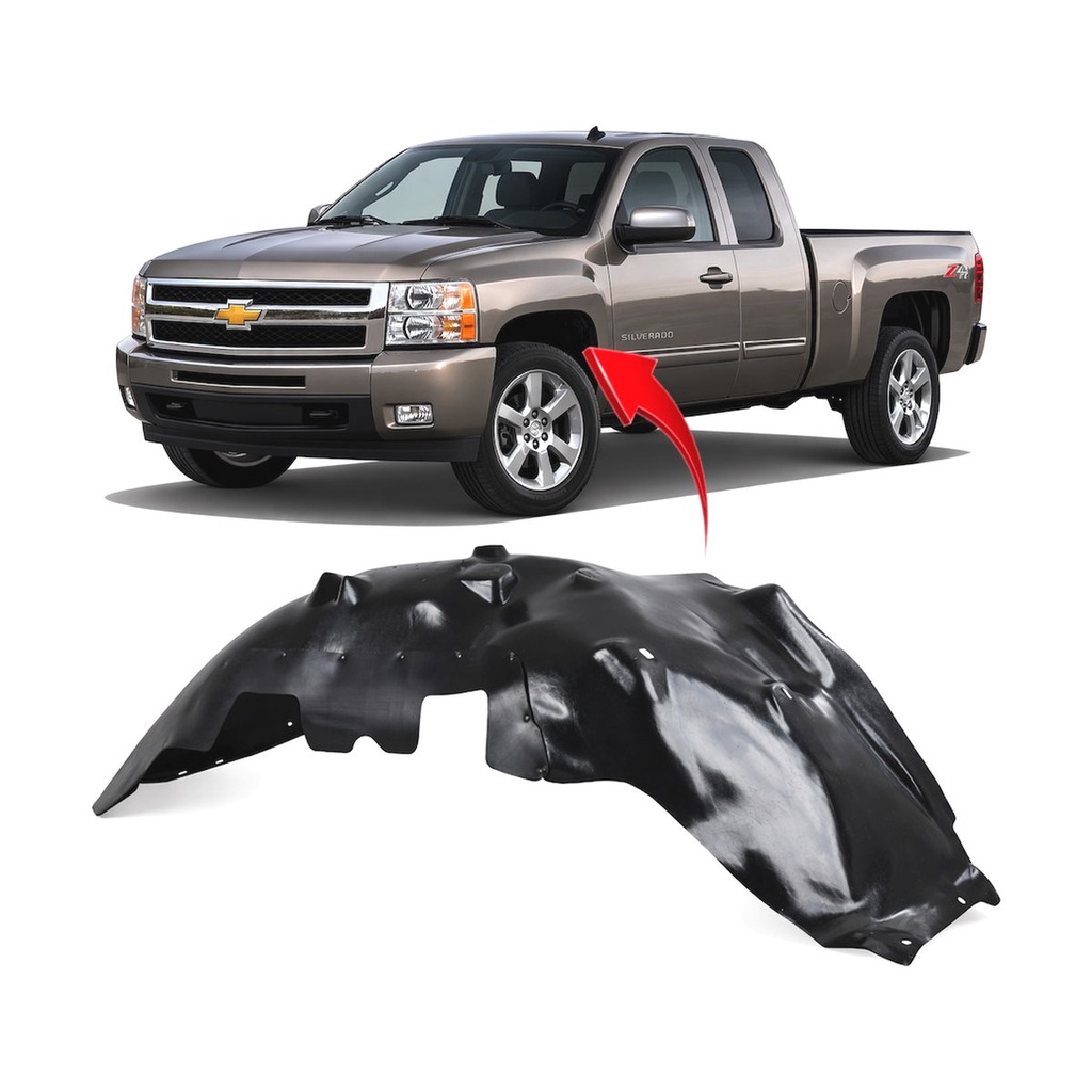 Front Driver Fender Liner for Chevrolet Silverado 2500 HD 2011-2014 GM1248232