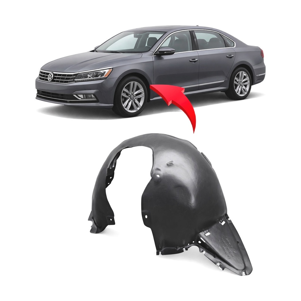 Front Left Driver Side Fender Liner for Volkswagen Passat 2016-2019 VW1248138