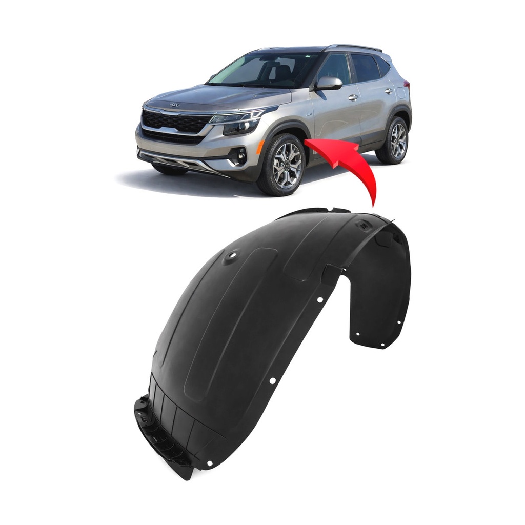 Front Left Driver Side Fender Liner for Kia Seltos 2021-2023 KI1248168