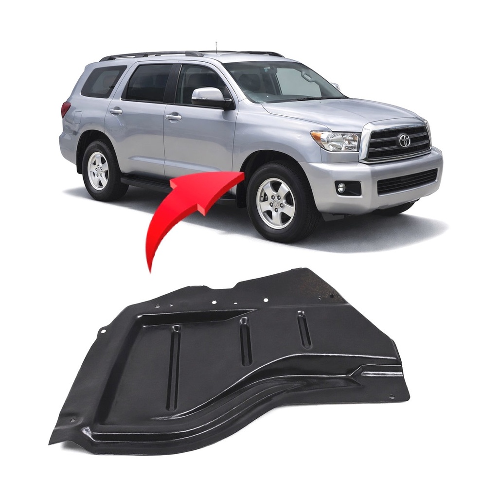 Front Right Passenger Side Fender Liner for Toyota Sequoia 2008-2020 TO1249153