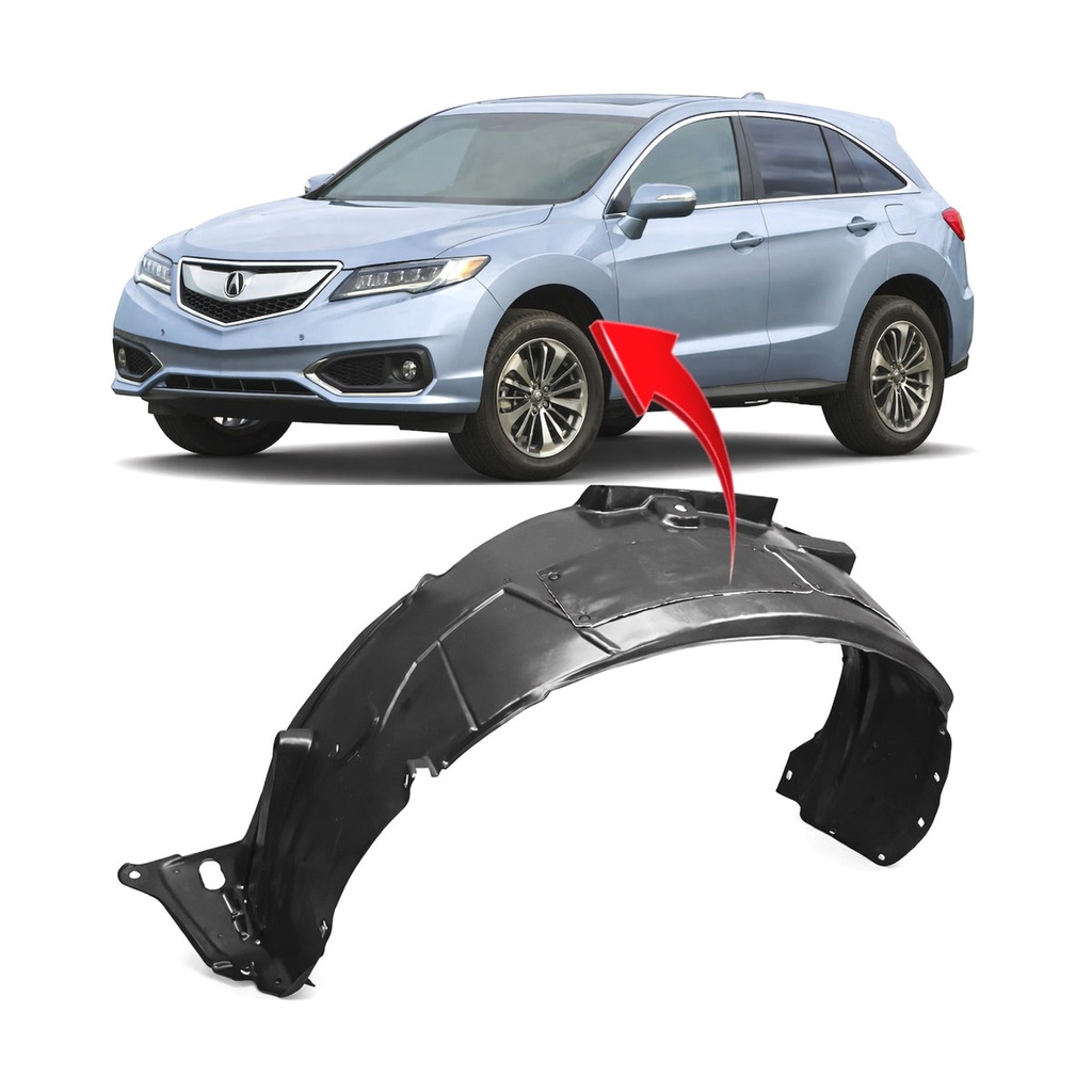 Front Left Driver Side Fender Liner for Acura RDX 2016-2018 AC1248130