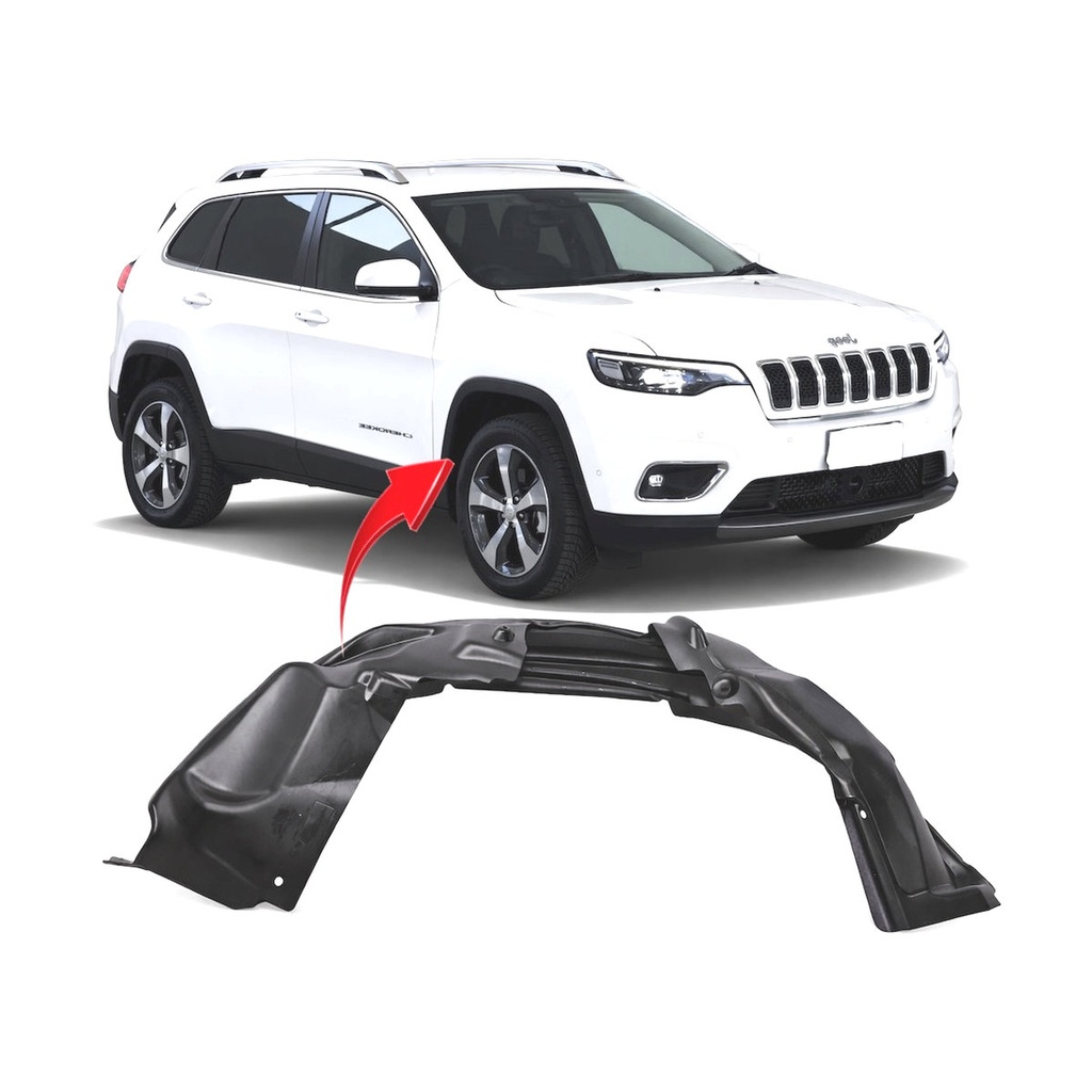 Front Right Passenger Side Fender Liner for Jeep Cherokee 2019-2023 CH1249201