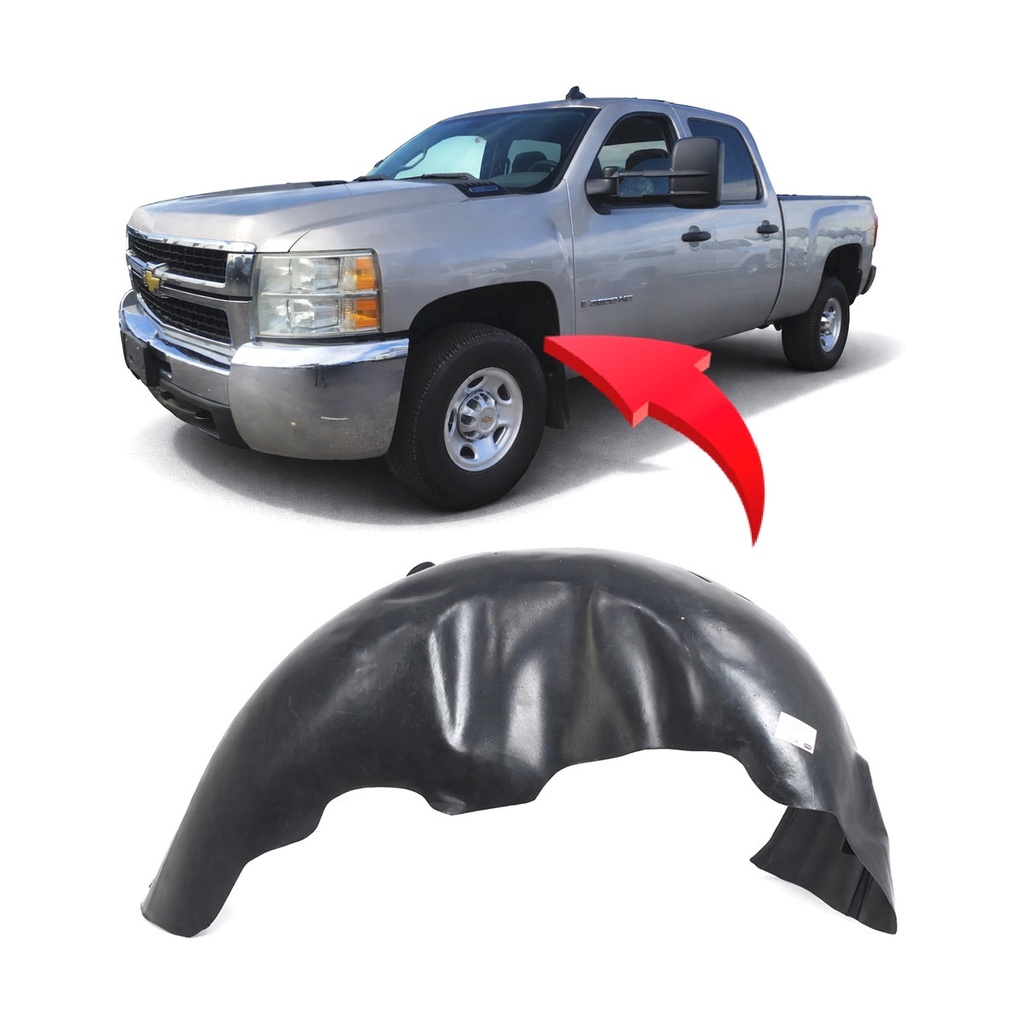 Front Driver Fender Liner for Chevrolet Silverado 2500 HD 2007-2010 GM1248188