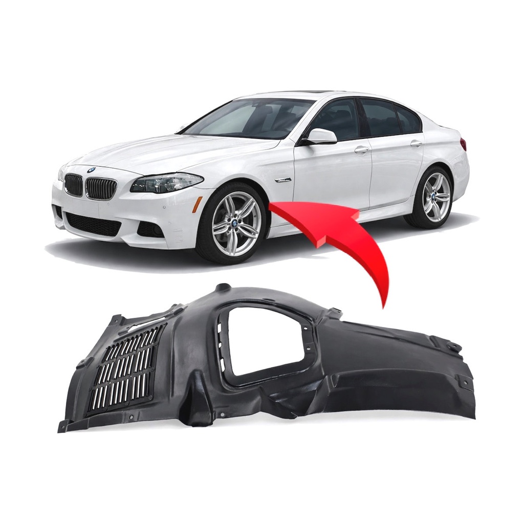 Front Left Driver Side Fender Liner for BMW 520i 2011-2016 BM1248123