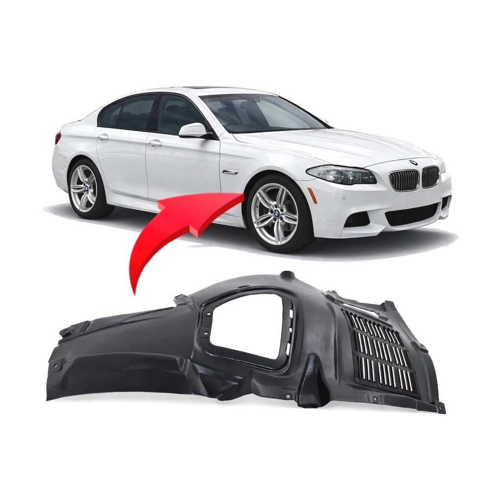 Front Right Passenger Side Fender Liner for BMW 520i 2011-2016 BM1249123