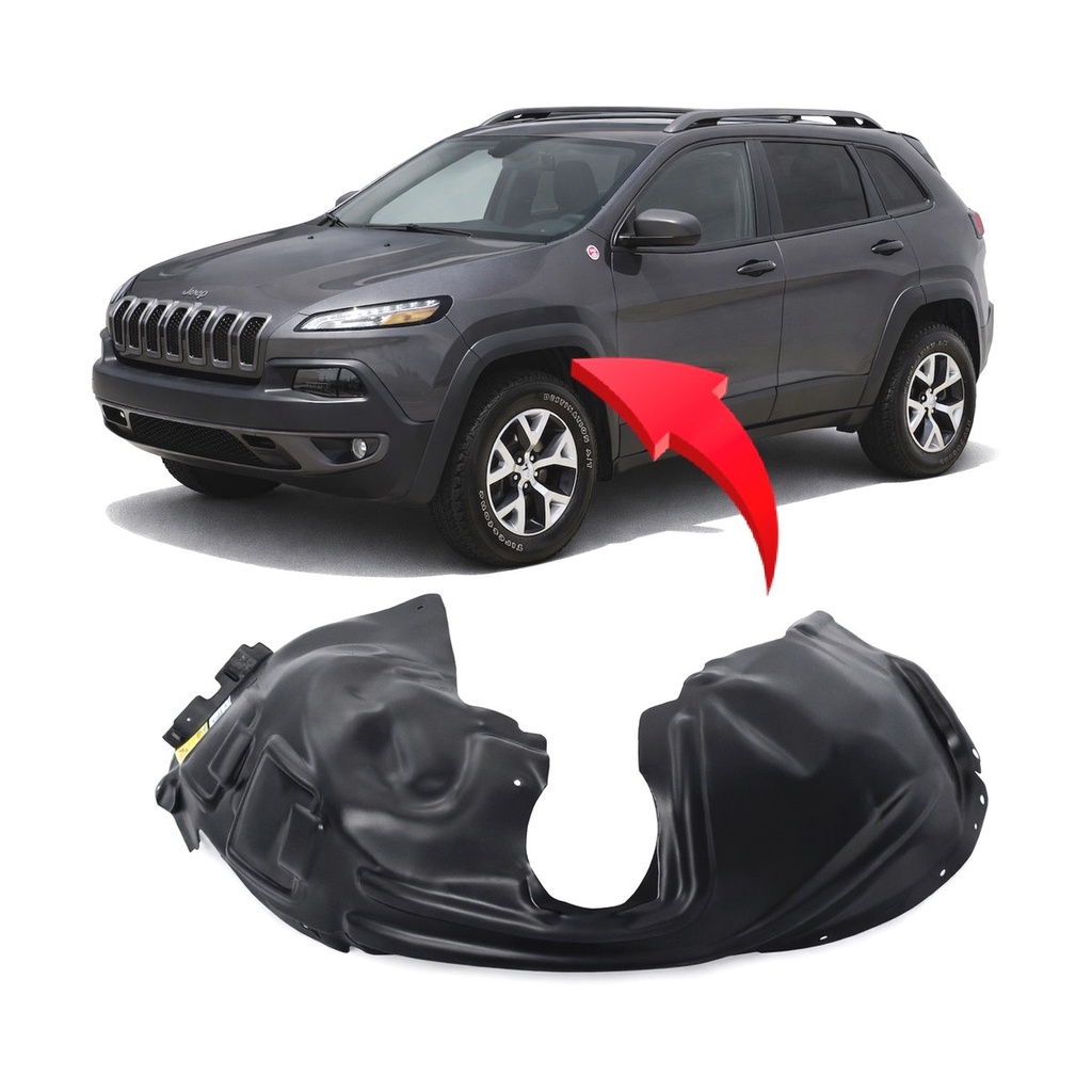 Front Left Driver Side Fender Liner for Jeep Cherokee 2014-2018 CH1248163