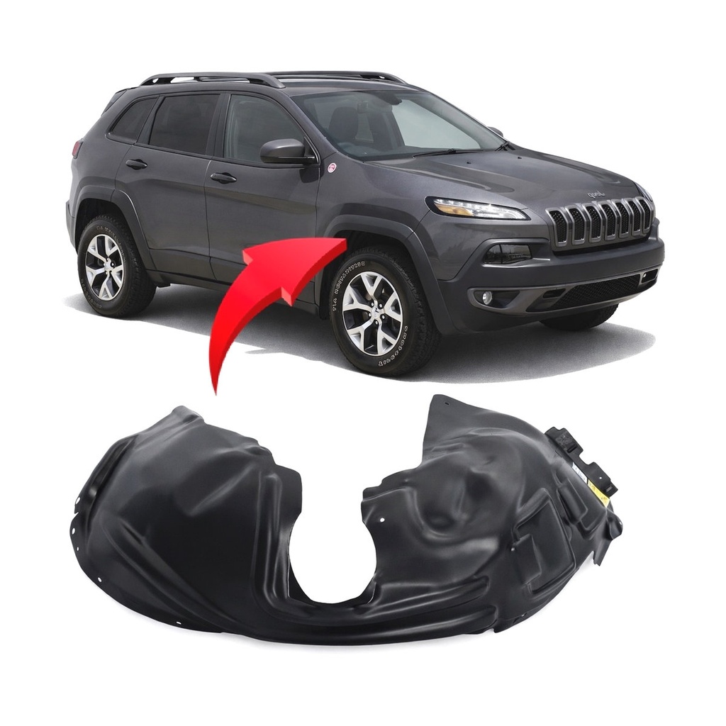 Front Right Passenger Side Fender Liner for Jeep Cherokee 2014-2018 CH1249163