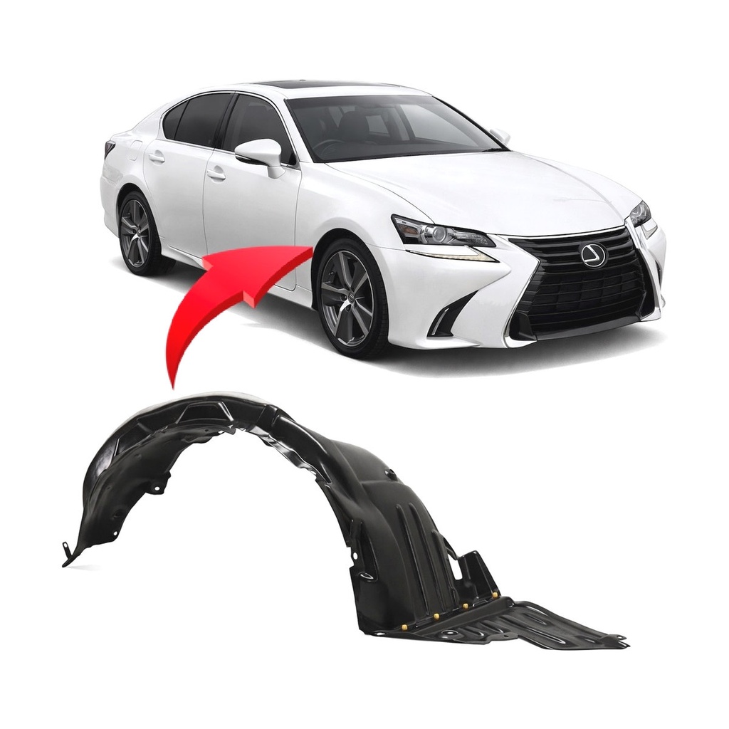 Front Right Passenger Side Fender Liner for Lexus GS350 2016-2020 LX1249146