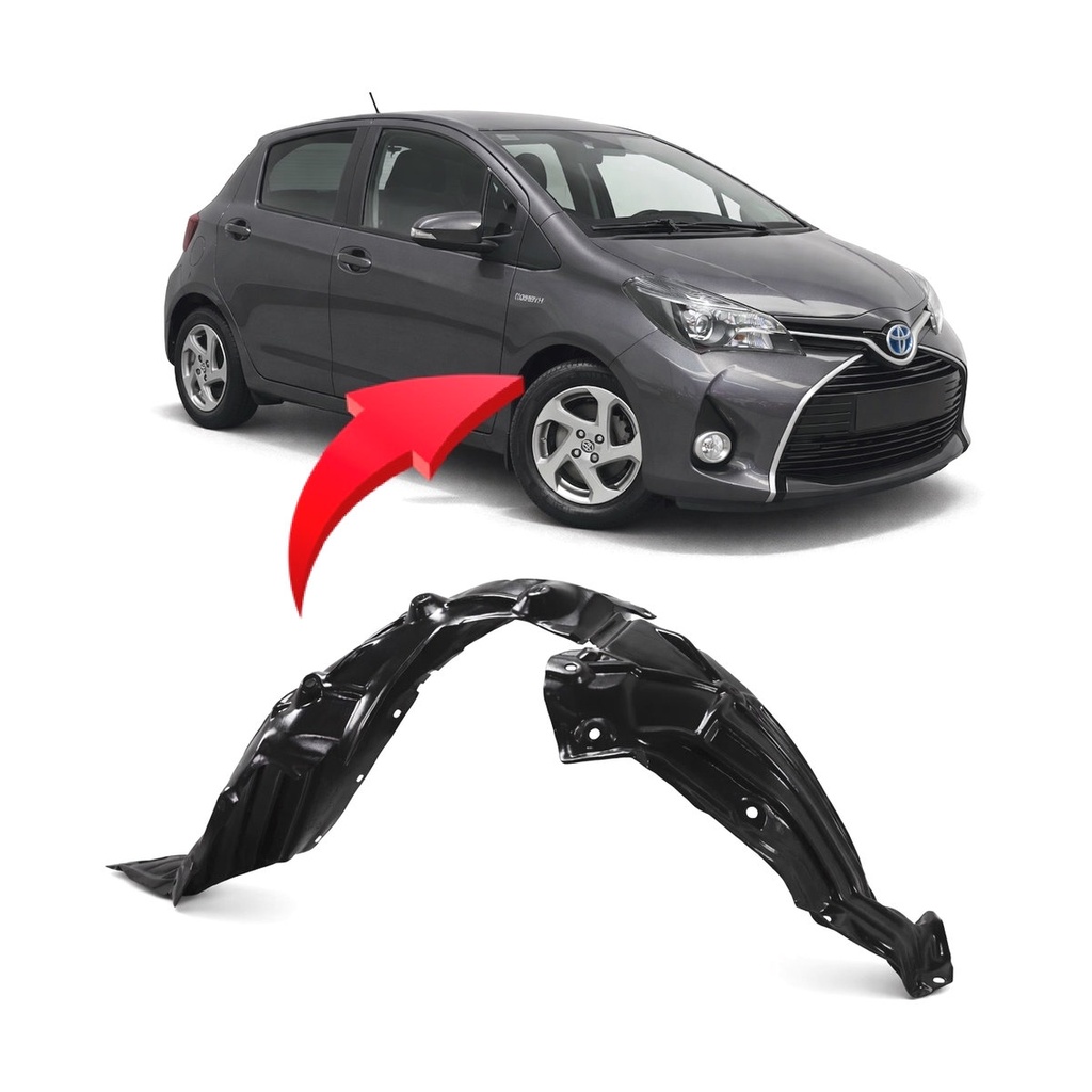 Front Right Passenger Side Fender Liner for Toyota Yaris 2016-2020 TO1249226