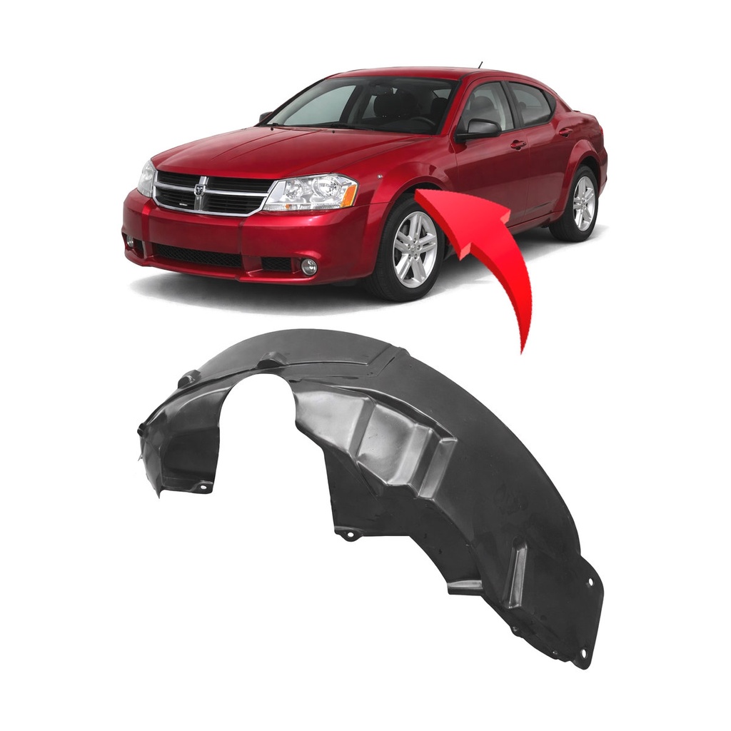 Front Left Driver Side Fender Liner for Dodge Avenger 2008-2010 CH1248132