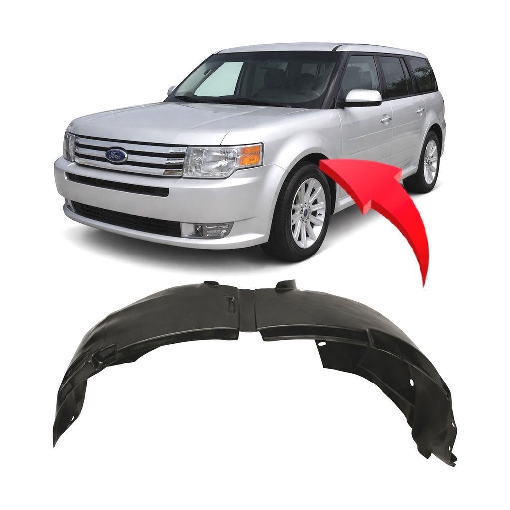 Front Left Driver Side Fender Liner for Ford Flex 2009-2019 FO1248139