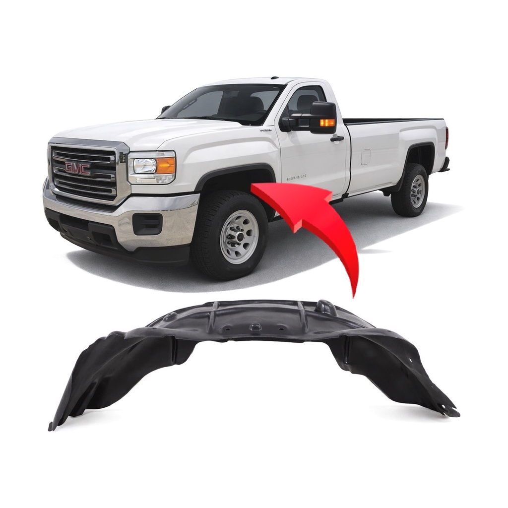 Front Left Driver Side Fender Liner for GMC Sierra 2500 HD 2015-2019 GM1248245