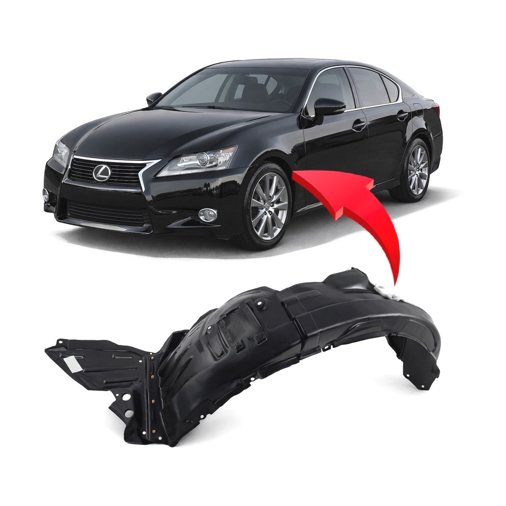 Front Left Driver Side Fender Liner for Lexus GS350 2013-2015 LX1248122