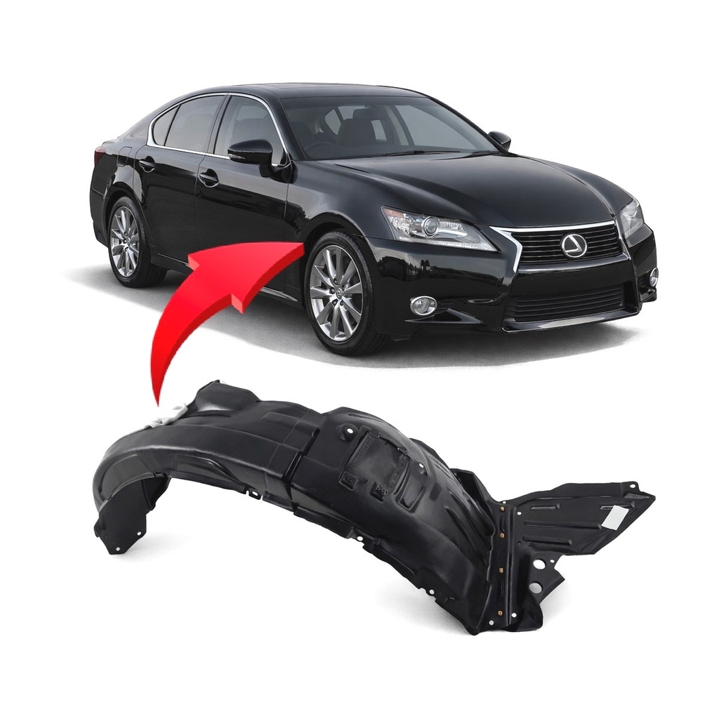 Front Right Passenger Side Fender Liner for Lexus GS350 2013-2015 LX1249122