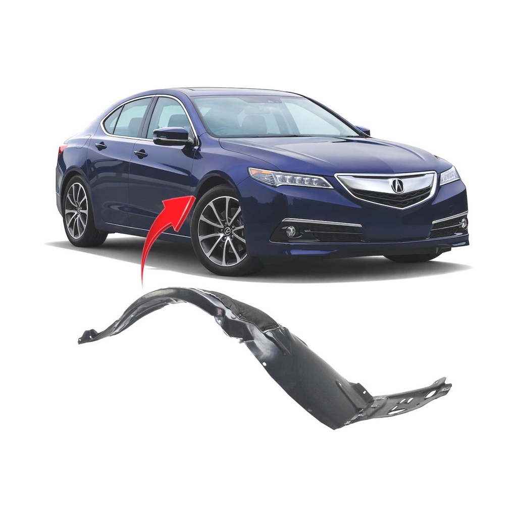 Front Right Passenger Side Fender Liner for Acura TLX 2015-2017 AC1249136