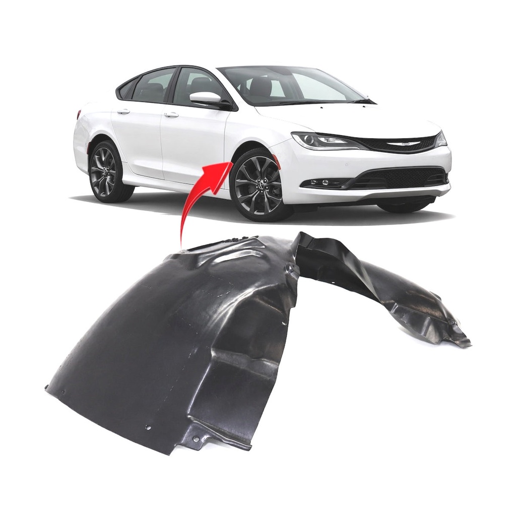 Front Right Passenger Side Fender Liner for Chrysler 200 2015-2017 CH1249168