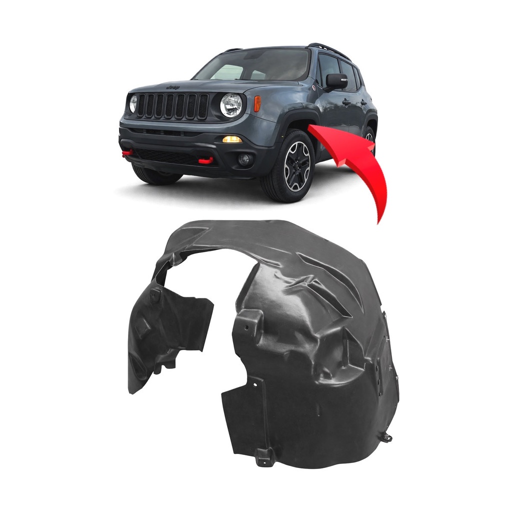 Front Left Driver Side Fender Liner for Jeep Renegade 2015-2018 CH1248184