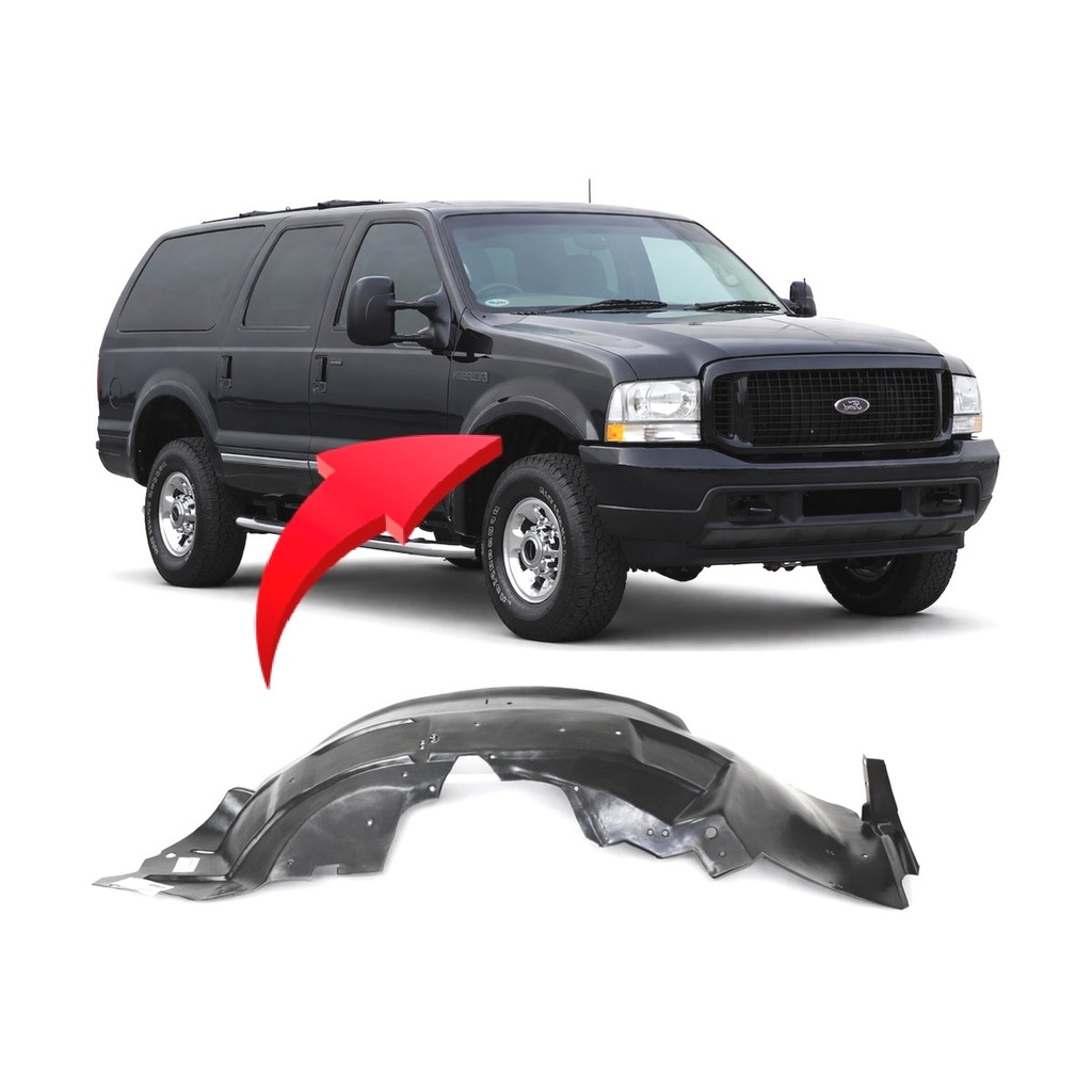 Front Passenger Side Fender Liner for Ford F-250 Super Duty 1999-2004 FO1247108