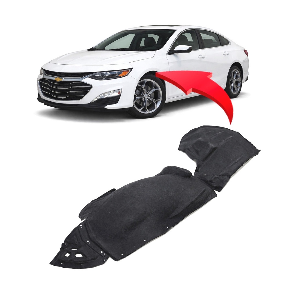 Front Left Driver Side Fender Liner for Chevrolet Malibu 2019-2025 GM1248301