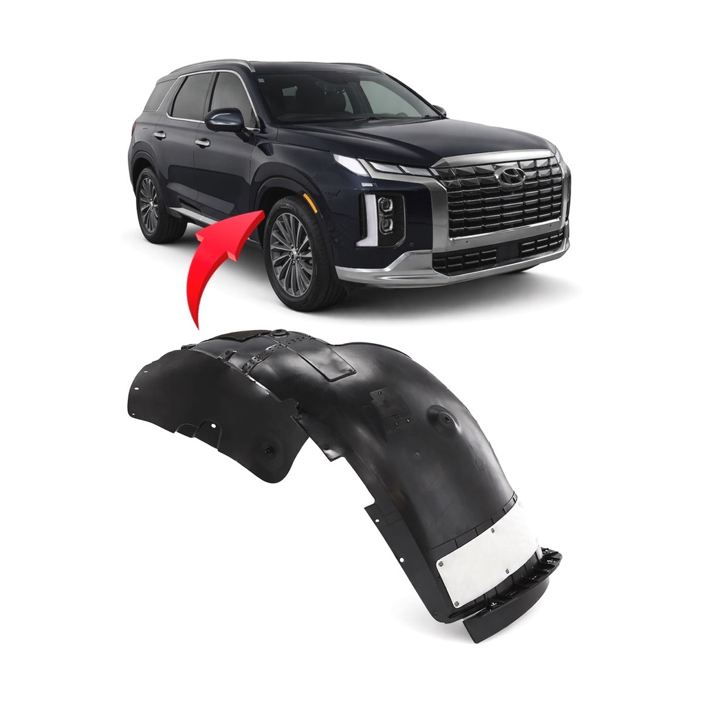 Front Right Passenger Side Fender Liner for Hyundai Palisade 2023-2025 HY1249202