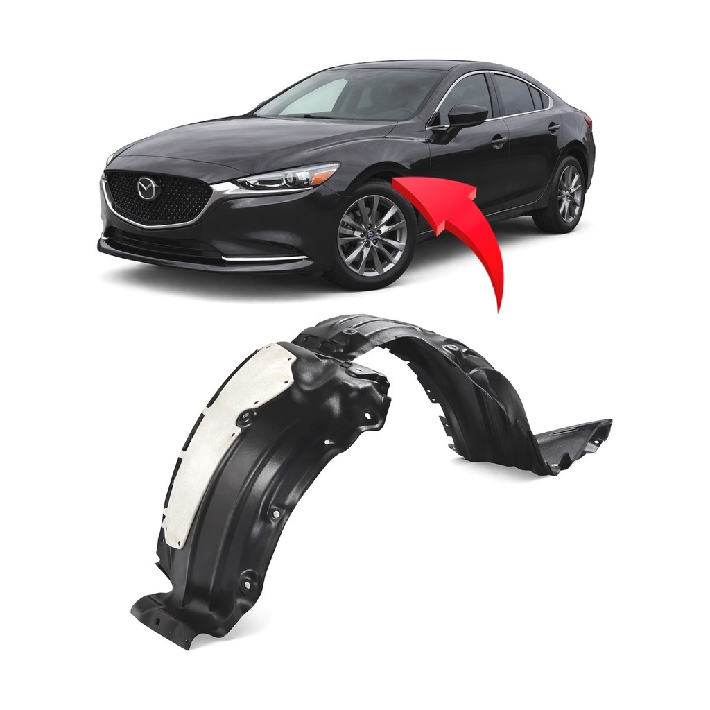 Front Left Driver Side Fender Liner for Mazda 6 2018-2021 MA1248151