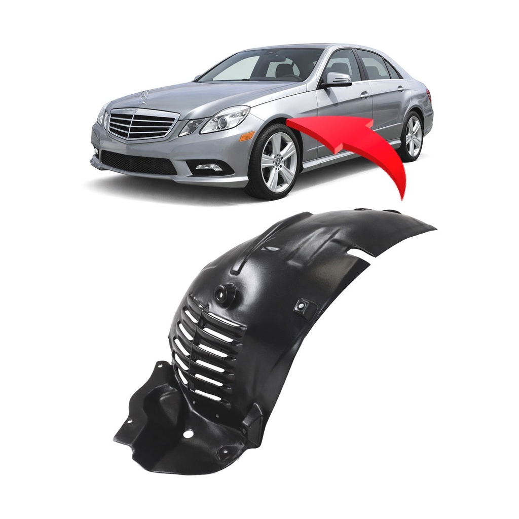 Front Left Driver Side Fender Liner for Mercedes-Benz E300 2010-2013 MB1248166