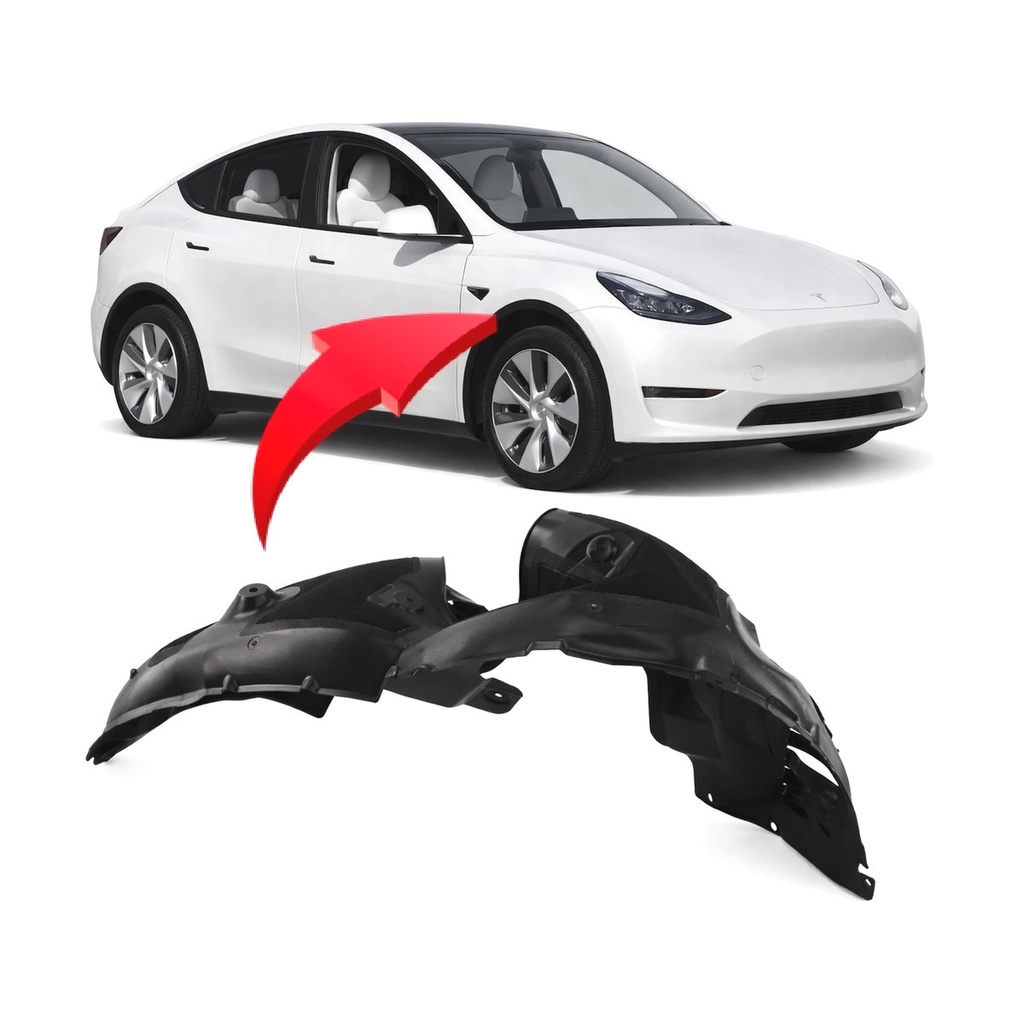 Front Right Passenger Side Fender Liner for Tesla Y 2020-2023 TA1249101