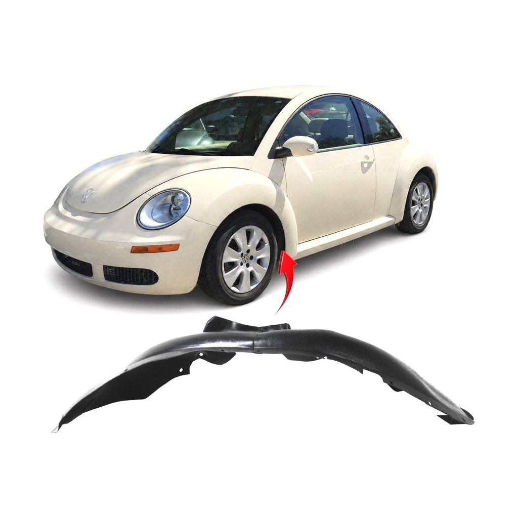 Front Left Driver Side Fender Liner for Volkswagen Beetle 2006-2010 VW1248109