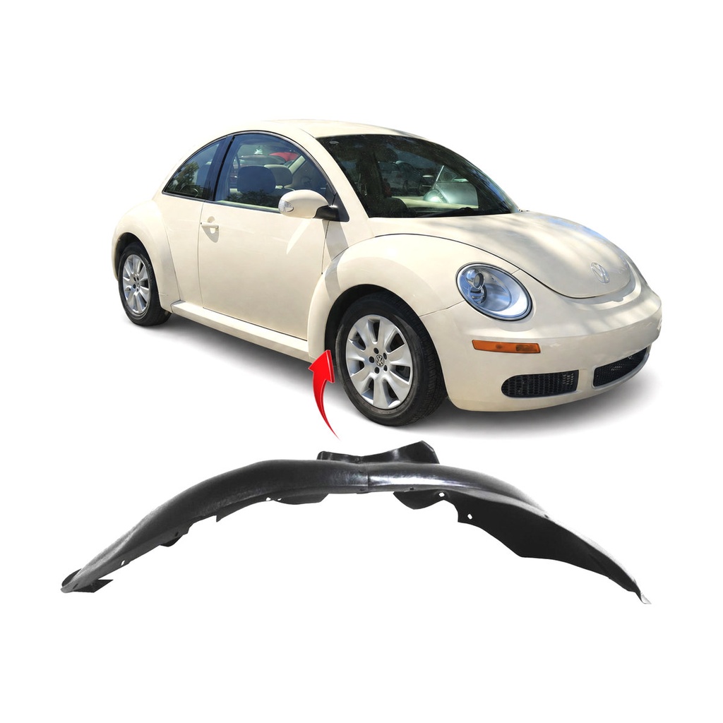 Front Passenger Side Fender Liner for Volkswagen Beetle 2006-2010 VW1249109